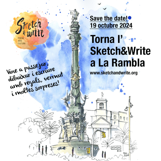 19 de octubre: nuevo Sketch&Write en&nbsp;Barcelona